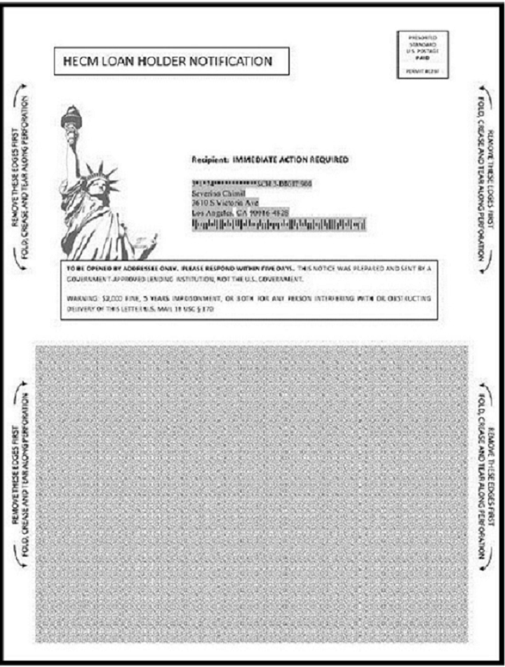 HECM refinance Mailer