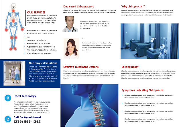 Chirpractic marketing brochure