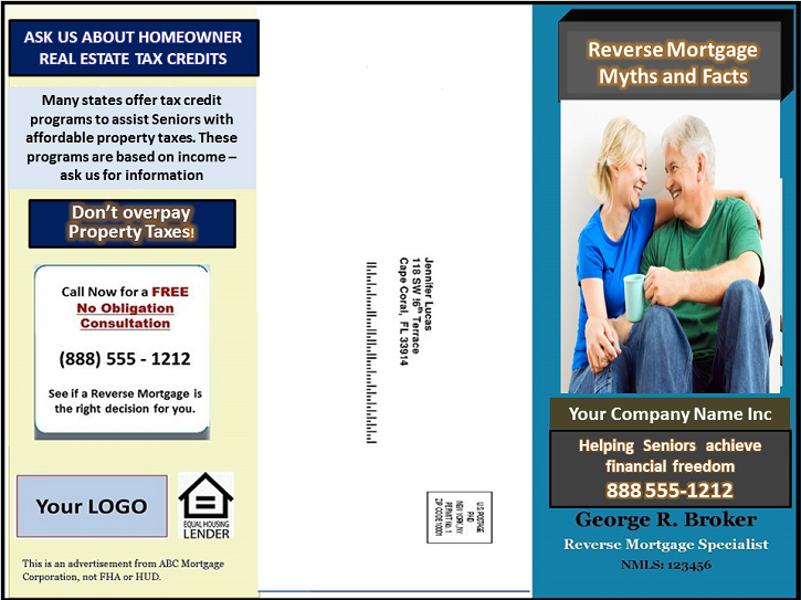 Reverse Mortgage marketing brochure